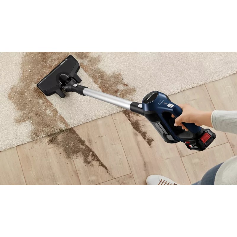 Bosch Serie 6 BBS611MAT belaidis dulkių siurblys 2-in-1, 18 V, 0,3 L, mėlynas