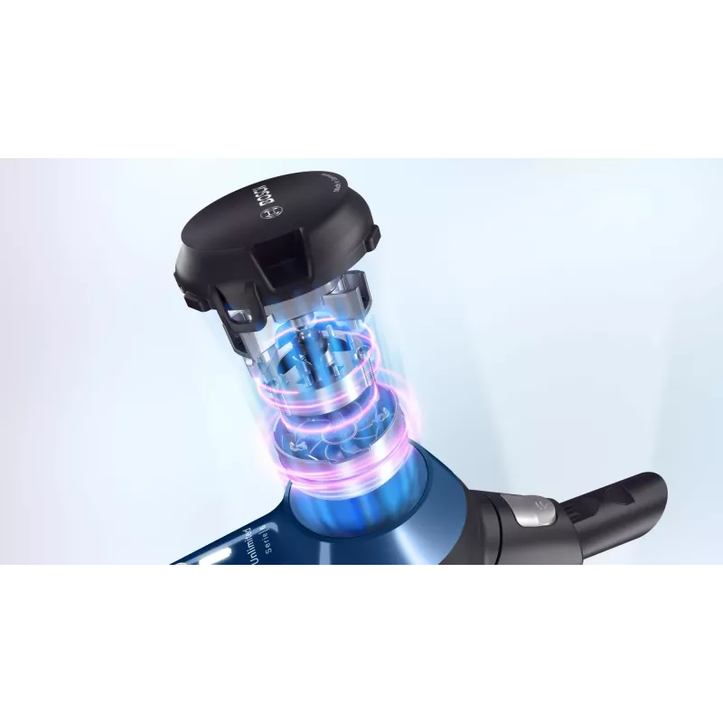Bosch Serie 6 BBS611MAT belaidis dulkių siurblys 2-in-1, 18 V, 0,3 L, mėlynas