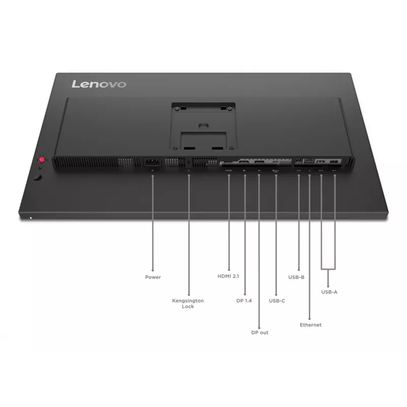 Monitorius Lenovo ThinkVision P27QD-40, 68,6 cm (27 colių), 2560 x 1440 pikselių, Wide Quad HD, LED, 6 ms, Juodas