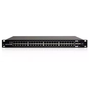 UBIQUITI NETWORKS EdgeSwitch 48 prievadų 500 W valdomas PoE+ gigabito jungiklis