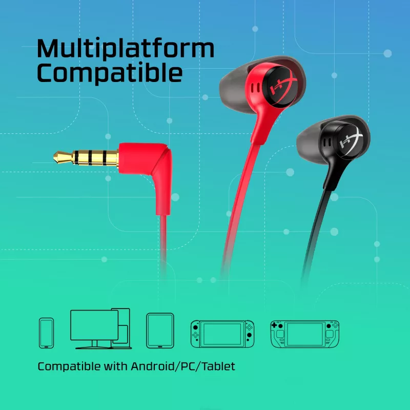 HyperX Cloud Earbuds II juodos spalvos ausinės