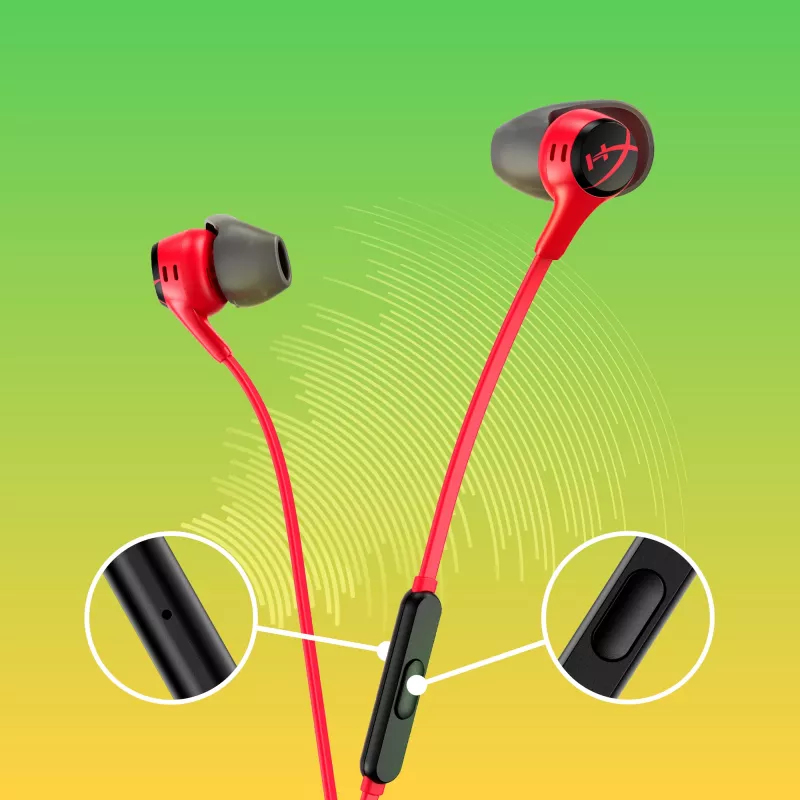 HyperX Cloud Earbuds II juodos spalvos ausinės