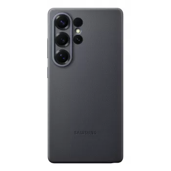 Samsung Kindsuit Faux Leather Dėklas Galaxy S25 Ultra, 17,5 cm (6,9 colio), Juodas