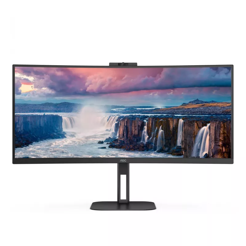 Monitorius AOC V5 CU34V5CW 86,4 cm (34 colių) 3440 x 1440 pikselių Wide Quad HD LED juodas