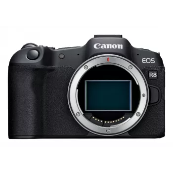 Veidrodinis fotoaparatas Canon EOS R8, 24,2 MP, 6000 x 4000 pikselių, CMOS, 4K Ultra HD, liečiamas ekranas, juodas