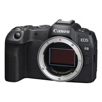 Veidrodinis fotoaparatas Canon EOS R8, 24,2 MP, 6000 x 4000 pikselių, CMOS, 4K Ultra HD, liečiamas ekranas, juodas