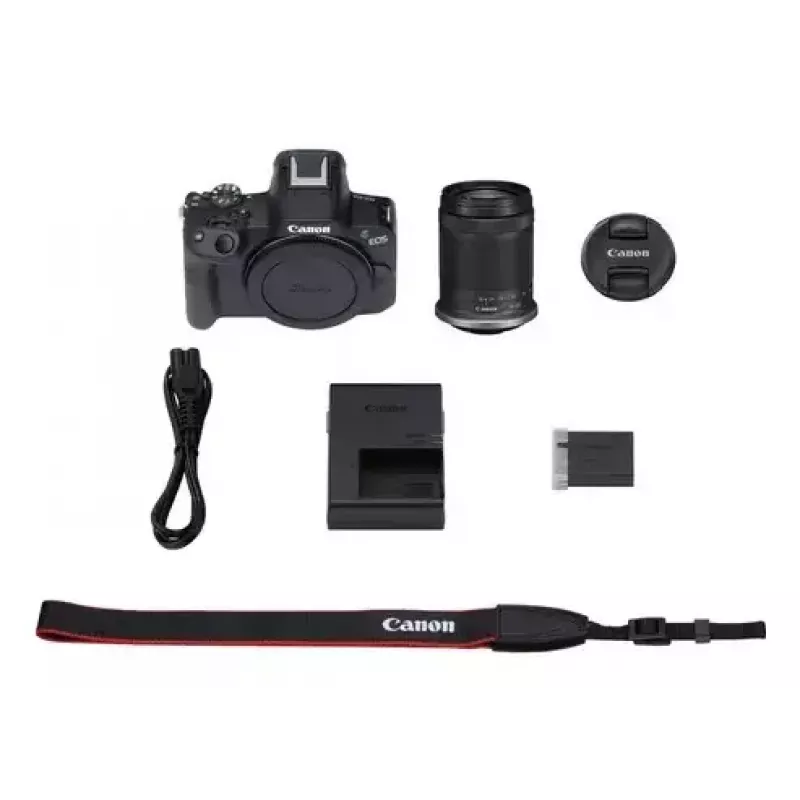 Canon EOS R50 veidrodinis fotoaparatas 24,2 MP CMOS 6000 x 4000 pikselių juodas