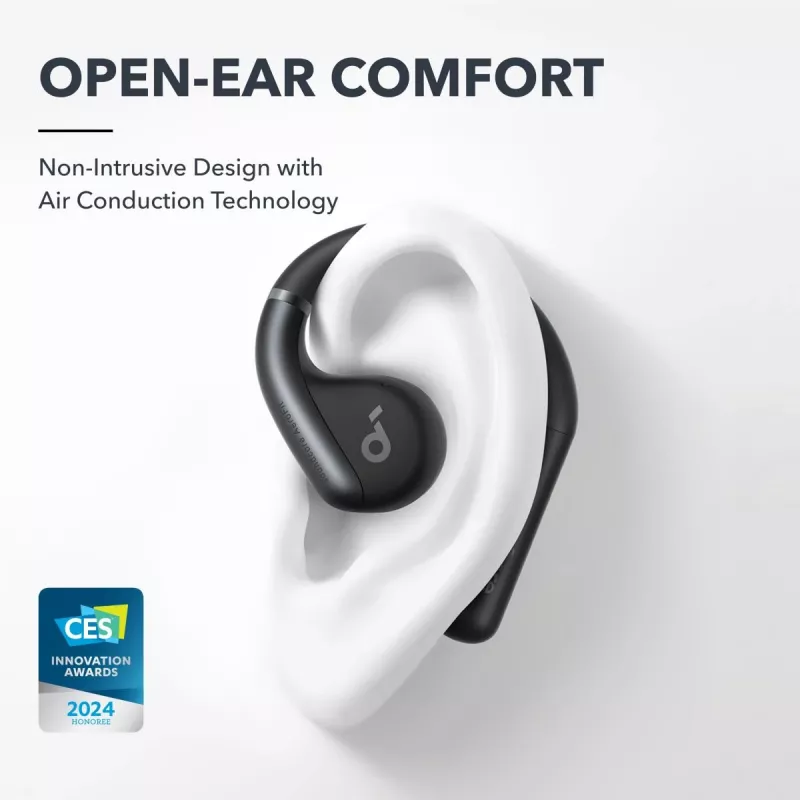 ANKER Soundcore Aerofit Pro belaidės ausinės su ausų kilpomis, juodos
