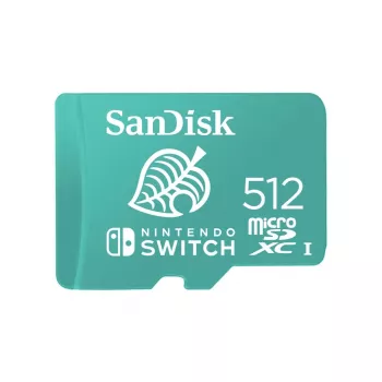 WESTERN DIGITAL SanDisk Micro SDXC kortelė, skirta Nintendo Switch, 512GB, UHS-1, 100MB/s