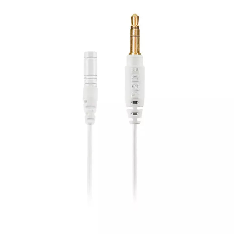 Lavalier mikrofonas RØDE LAVALIER GO – prisegamas, kondenserinis, įvairiakryptis, 3,5 mm, 20–20000 Hz, baltas/juodas