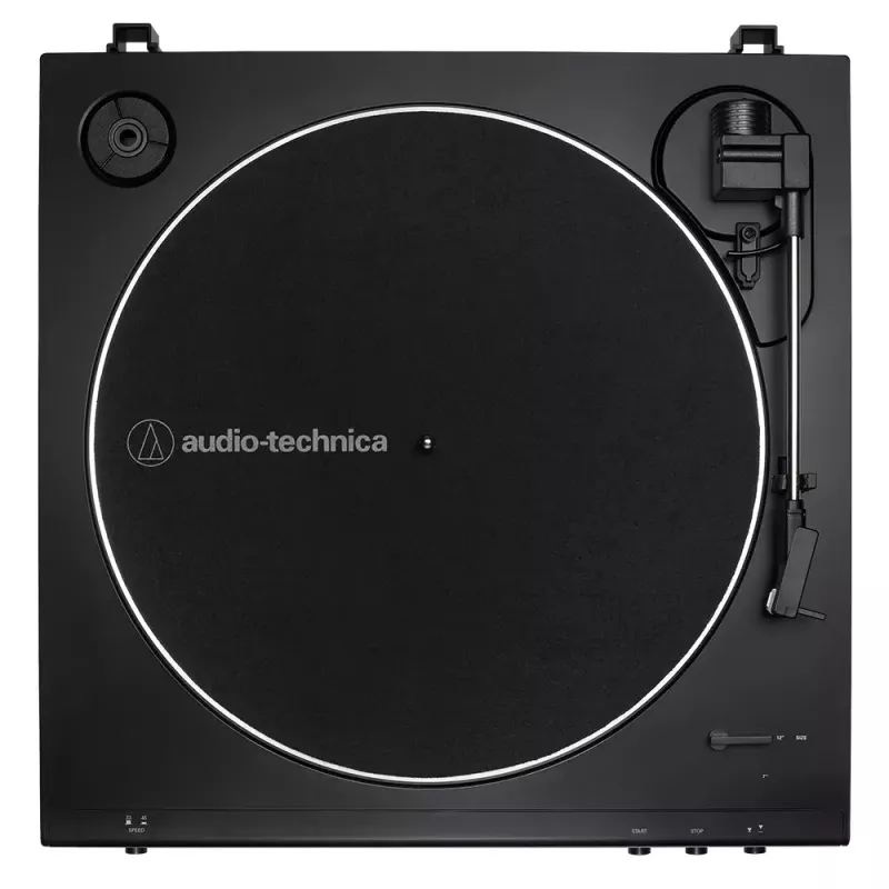 Patefono automatinė pavara su diržu Audio-Technica AT-LP60X juoda