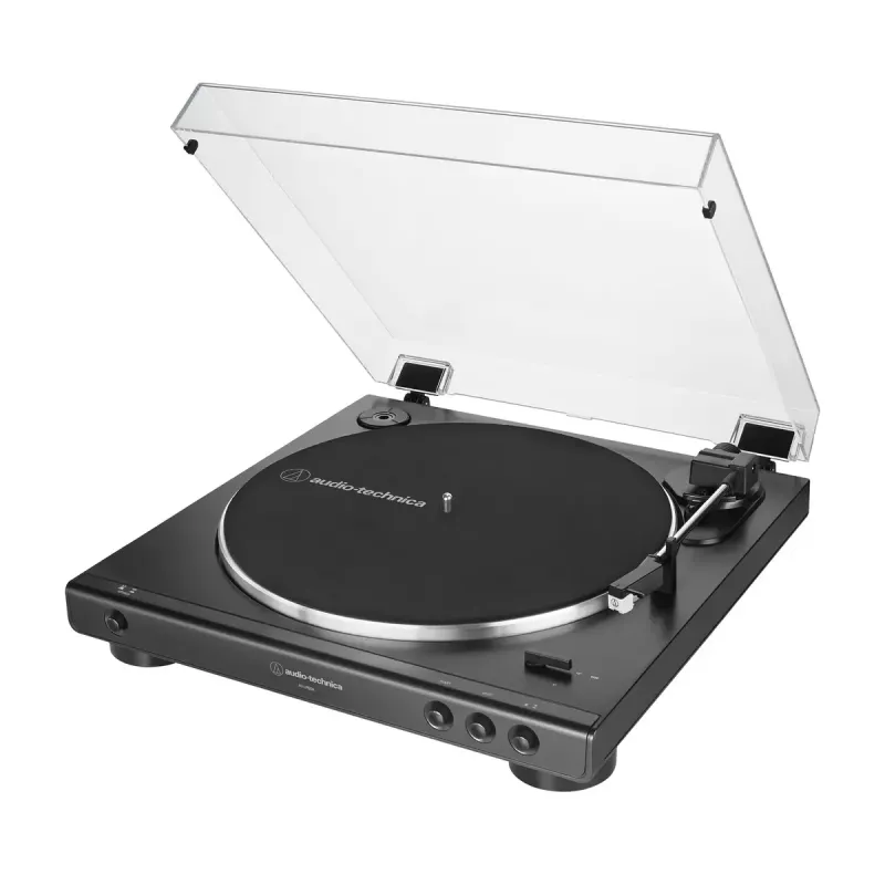 Patefono automatinė pavara su diržu Audio-Technica AT-LP60X juoda