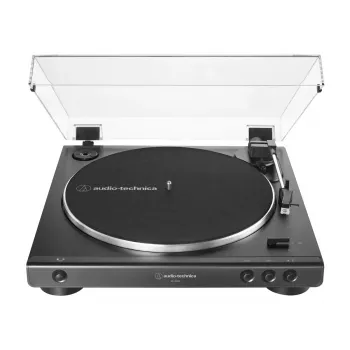Patefono automatinė pavara su diržu Audio-Technica AT-LP60X juoda