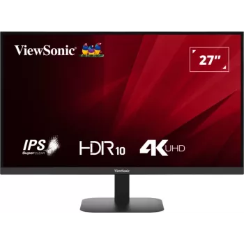 Viewsonic VA2708-4K-HD kompiuterio monitorius 68,6 cm (27 colių) 3840 x 2160 pikselių 4K Ultra HD LED juodas