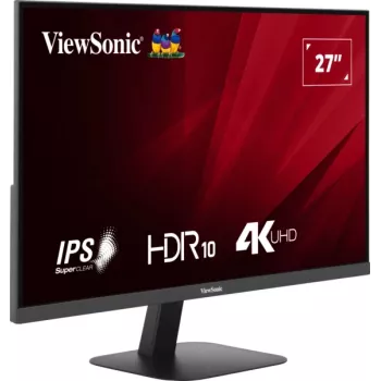 Viewsonic VA2708-4K-HD kompiuterio monitorius 68,6 cm (27 colių) 3840 x 2160 pikselių 4K Ultra HD LED juodas