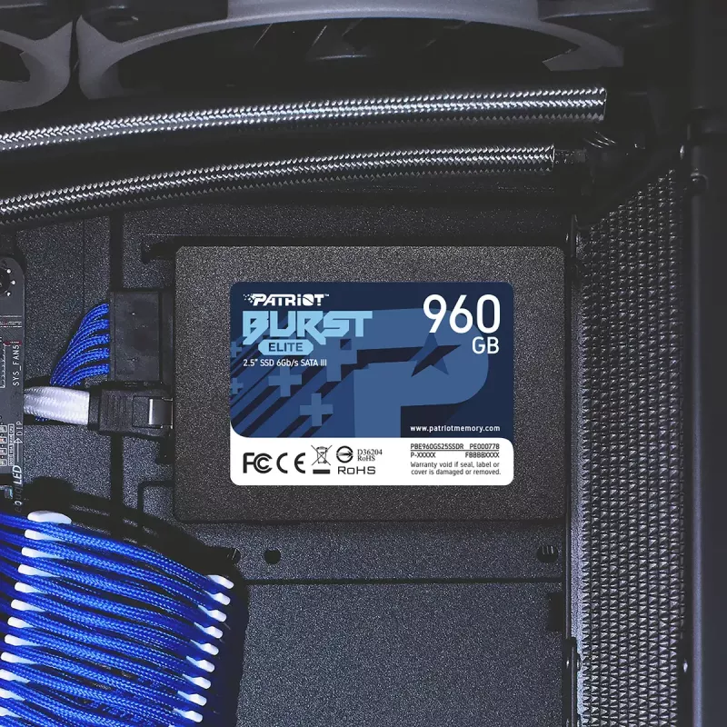 SSD diskas Patriot Memory 960 GB 2,5 colio SATA III PBE960GS25SSDR