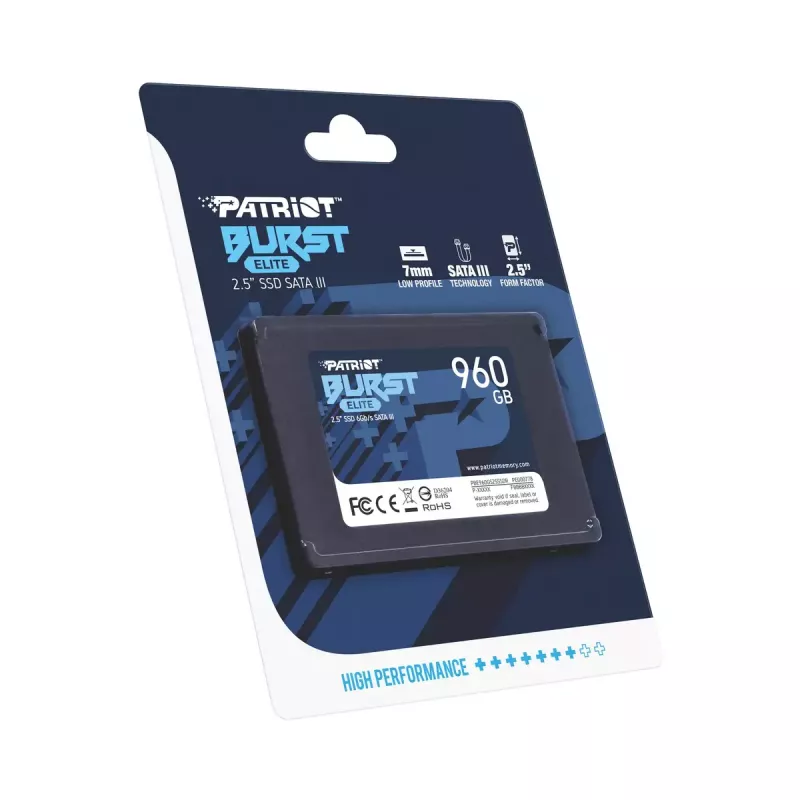 SSD diskas Patriot Memory 960 GB 2,5 colio SATA III PBE960GS25SSDR