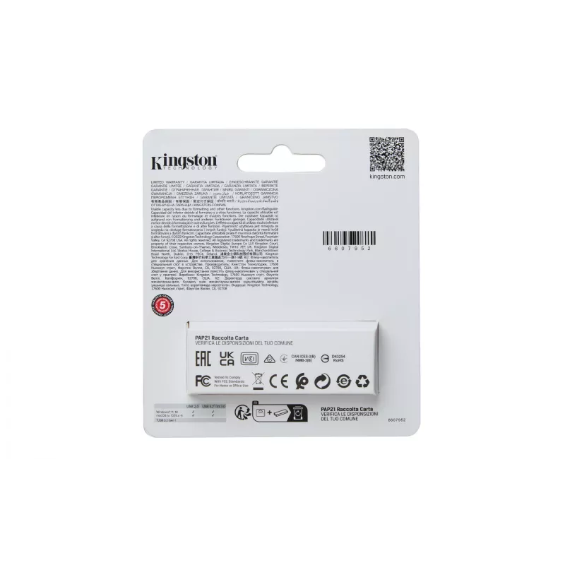 Kingston DataTraveler Exodia S 512GB USB 3.2 Gen 1 raktas (juodas/geltonas)