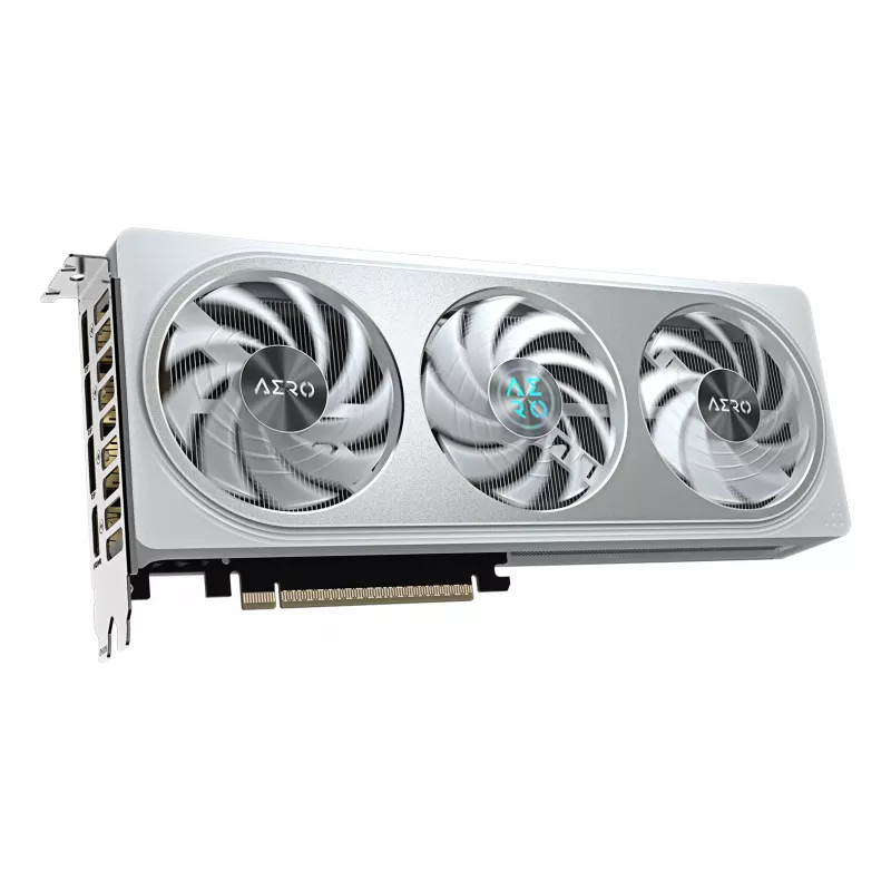 GIGABYTE GeForce RTX 5060 Ti AERO OC 16G vaizdo plokštė – 16 GB GDDR7, 128 bit, PCI-E 5.0, 2647 MHz, 3x DisplayPort, 1x HDMI, GV-N506TAERO OC-16GD