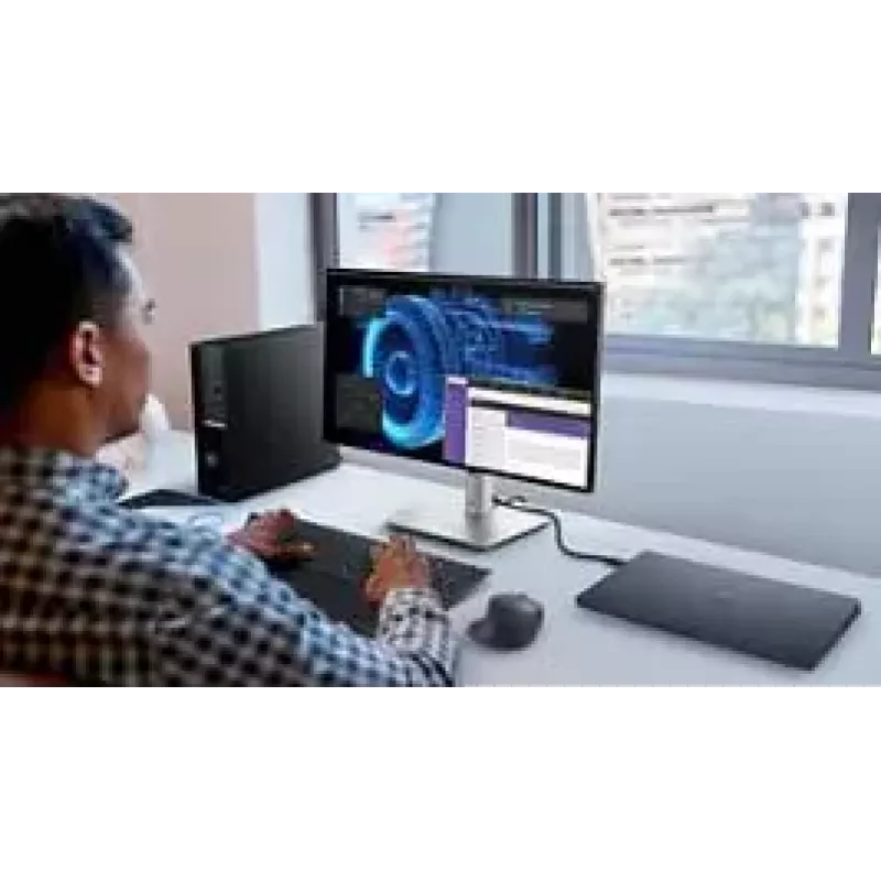 DELL UltraSharp U2424HE kompiuterio monitorius 60,5 cm (23,8 colio) 1920 x 1080 pikselių Full HD LCD juodas, sidabrinis
