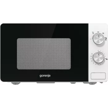 Gorenje Mikrobangų krosnelė MO17E1W, stalviršinė, solo, 17 L, 700 W, LED ekranas