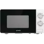 Gorenje Mikrobangų krosnelė MO17E1W, stalviršinė, solo, 17 L, 700 W, LED ekranas