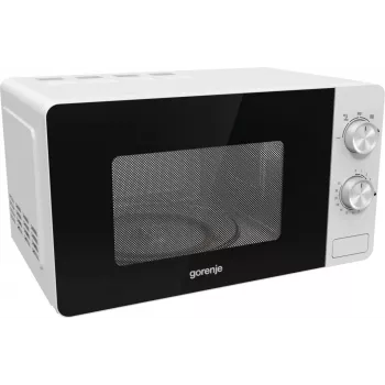 Gorenje Mikrobangų krosnelė MO17E1W, stalviršinė, solo, 17 L, 700 W, LED ekranas