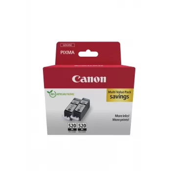Canon rašalinė kasetė PGI-520 juoda dviejų pakete (2932B019)