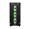 Korpusas CHIEFTEC GS-01B-OP Tower Juodas – grūdintas stiklas, RGB ventiliatoriai, tinka ATX/Micro-ATX, GPU iki 320 mm