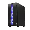 Korpusas CHIEFTEC GS-01B-OP Tower Juodas – grūdintas stiklas, RGB ventiliatoriai, tinka ATX/Micro-ATX, GPU iki 320 mm