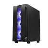 Korpusas CHIEFTEC GS-01B-OP Tower Juodas – grūdintas stiklas, RGB ventiliatoriai, tinka ATX/Micro-ATX, GPU iki 320 mm