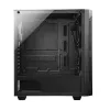 Korpusas CHIEFTEC GS-01B-OP Tower Juodas – grūdintas stiklas, RGB ventiliatoriai, tinka ATX/Micro-ATX, GPU iki 320 mm