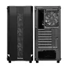 Korpusas CHIEFTEC GS-01B-OP Tower Juodas – grūdintas stiklas, RGB ventiliatoriai, tinka ATX/Micro-ATX, GPU iki 320 mm