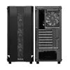 Korpusas CHIEFTEC GS-01B-OP Tower Juodas – grūdintas stiklas, RGB ventiliatoriai, tinka ATX/Micro-ATX, GPU iki 320 mm