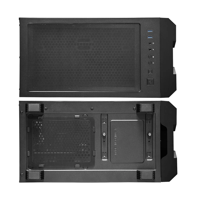 Korpusas CHIEFTEC GS-01B-OP Tower Juodas – grūdintas stiklas, RGB ventiliatoriai, tinka ATX/Micro-ATX, GPU iki 320 mm