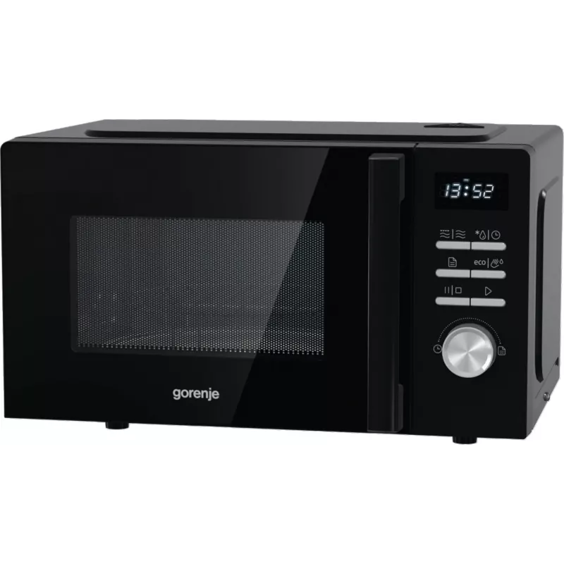 Mikrobangų krosnelė kombinuota Gorenje MO20A4BH – 20 L, 800 W, juoda, 5 galios lygiai