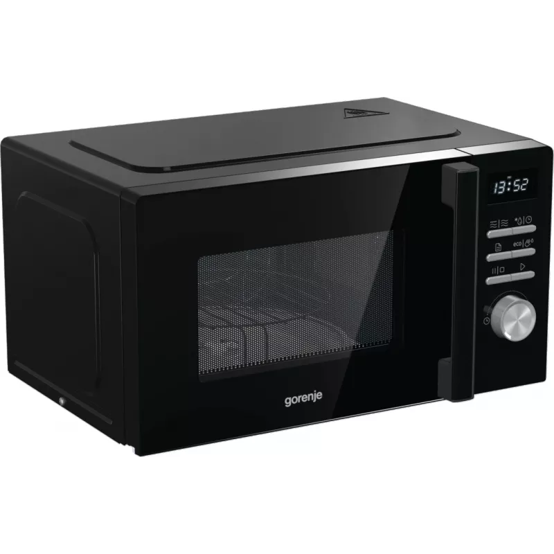 Mikrobangų krosnelė kombinuota Gorenje MO20A4BH – 20 L, 800 W, juoda, 5 galios lygiai