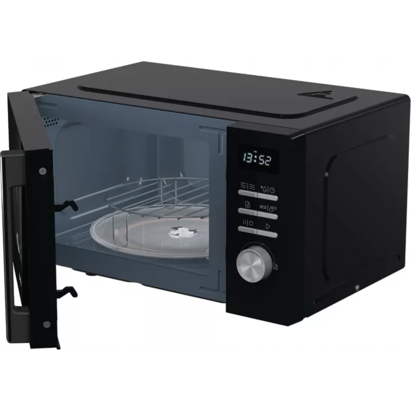 Mikrobangų krosnelė kombinuota Gorenje MO20A4BH – 20 L, 800 W, juoda, 5 galios lygiai