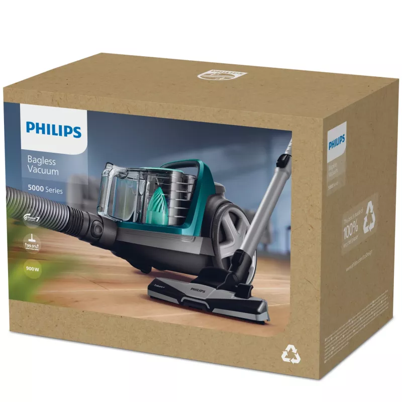 Philips 5000 serijos FC9555/09 dulkių siurblys 1,5 L Cilindrinis sausas 900 W be maišelio