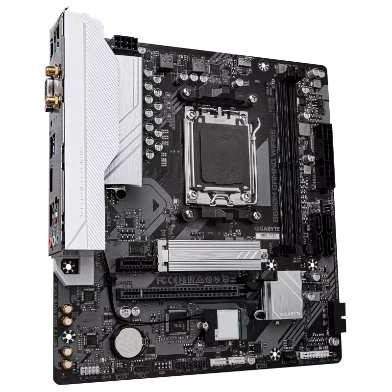 Motininė plokštė GIGABYTE B650M GAMING WIFI6E, AMD B650, Socket AM5, Micro ATX