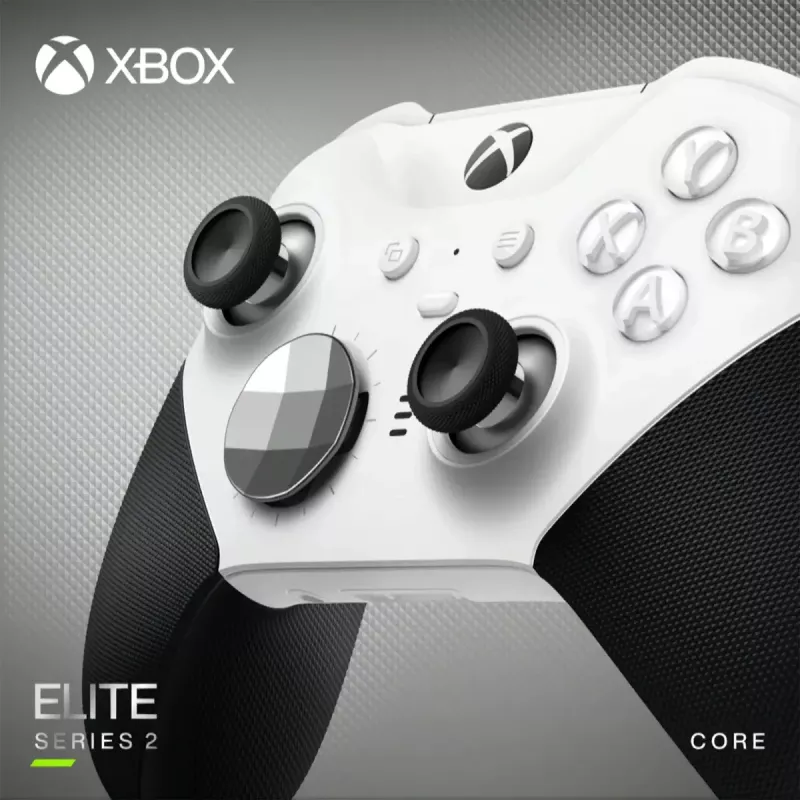 Žaidimų pultas Microsoft Xbox Elite Wireless Series 2 Core juodai baltas Bluetooth USB