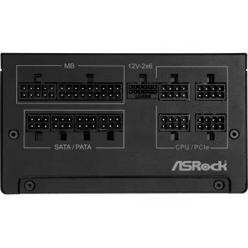 Maitinimo blokas ASROCK SL-1000G Steel Legend 1000 W 20+4 pin ATX 80 PLUS Gold Juodas