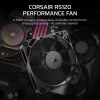 Ventiliatorius Corsair RS120 12 cm juodas 420-2100 RPM 0,2-4,15 mmH2O