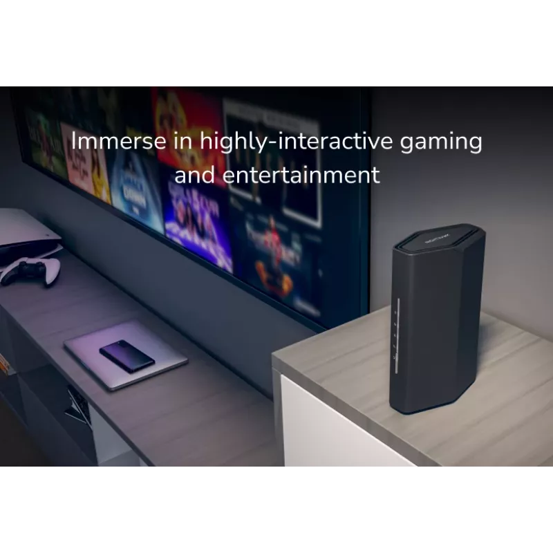 NETGEAR Nighthawk belaidis maršrutizatorius 2.5 Gigabit Ethernet dviejų juostų (2,4 GHz / 5 GHz) Juodas