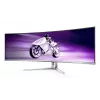 Philips Evnia 8000 49M2C8900L/00 kompiuterio monitorius 124,2 cm (48,9 colio) 5120 x 1440 pikselių Dual QHD QD-OLED Baltas