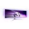 Philips Evnia 8000 49M2C8900L/00 kompiuterio monitorius 124,2 cm (48,9 colio) 5120 x 1440 pikselių Dual QHD QD-OLED Baltas