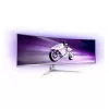 Philips Evnia 8000 49M2C8900L/00 kompiuterio monitorius 124,2 cm (48,9 colio) 5120 x 1440 pikselių Dual QHD QD-OLED Baltas