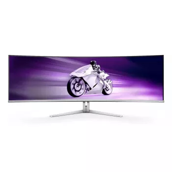 Philips Evnia 8000 49M2C8900L/00 kompiuterio monitorius 124,2 cm (48,9 colio) 5120 x 1440 pikselių Dual QHD QD-OLED Baltas