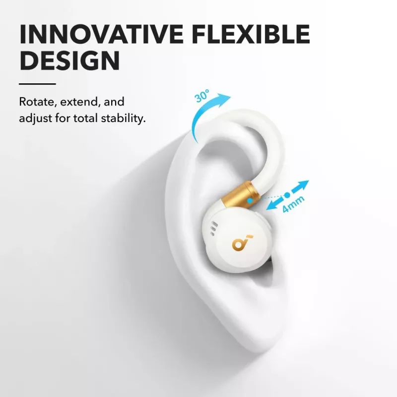 ANKER Soundcore Sport X20 belaidžiai ausinukai – balti