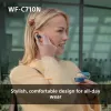 Belaidės ausinės Sony WF-C710N triukšmo slopinimas, rožinės spalvos (WFC710NP.CE7)
